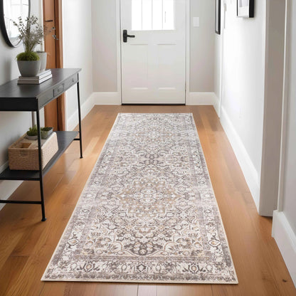 Elodie Bohemian Geometric Floral Medallion Indoor Area Rug Or Runner