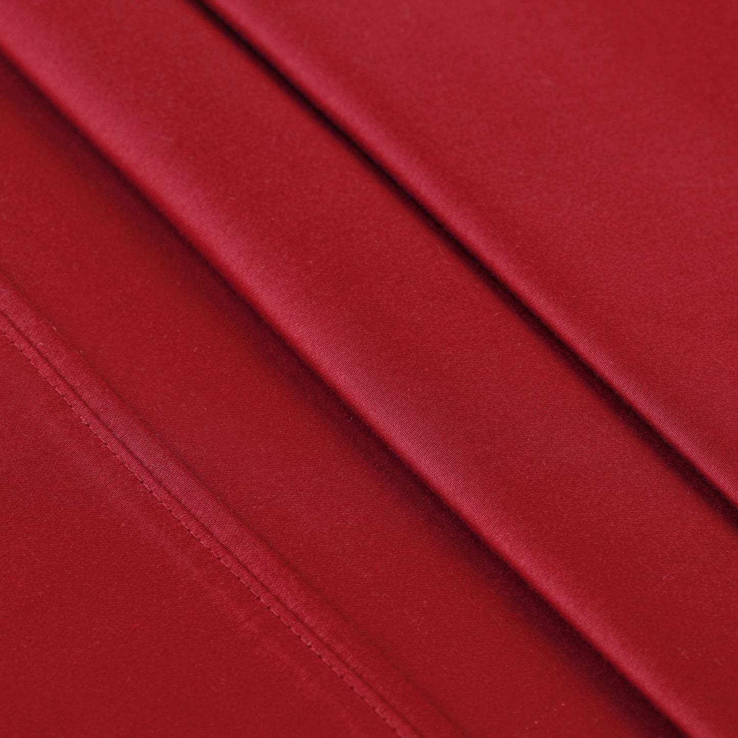Egyptian Cotton 300 Thread Count Solid Deep Pocket Sheet Set - Red