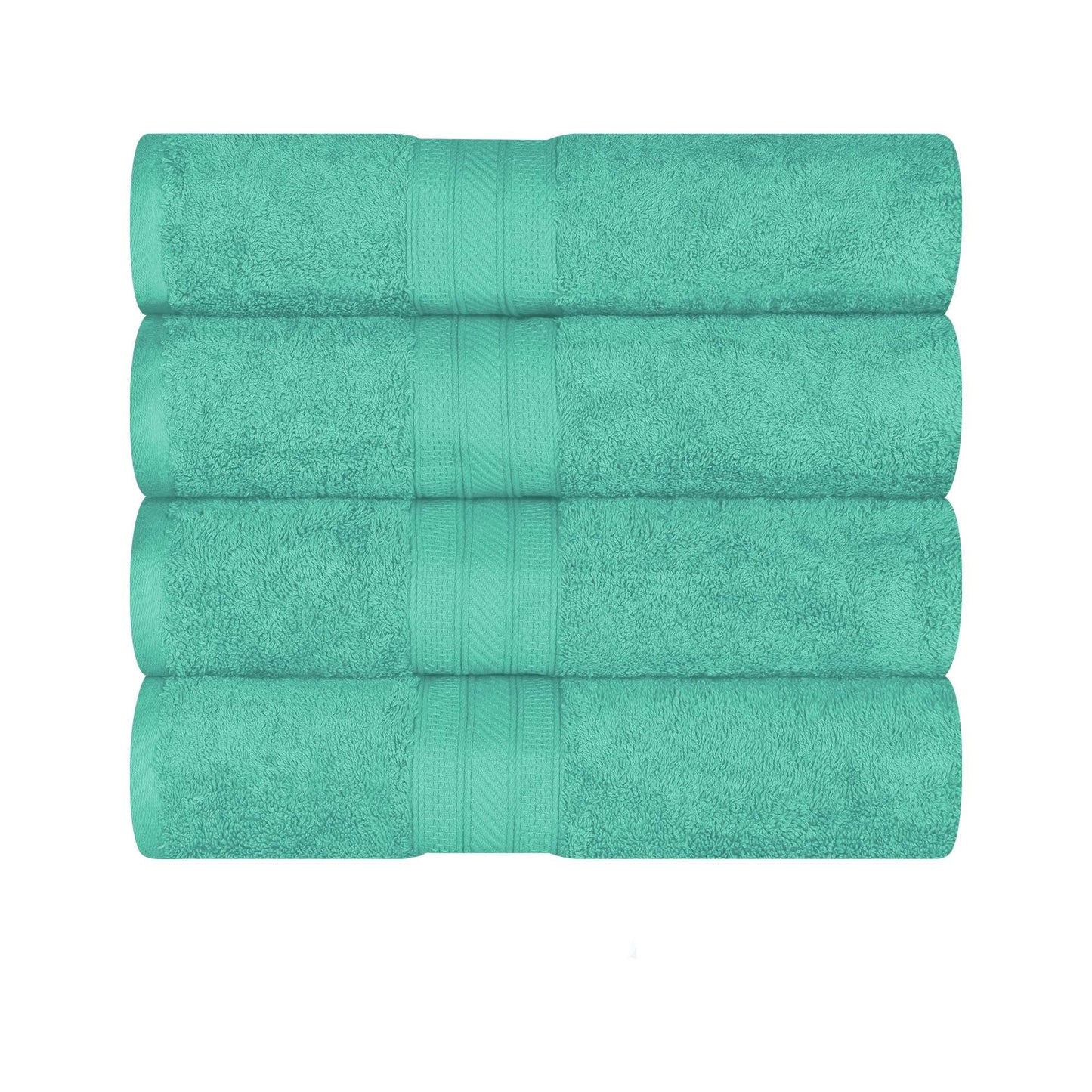 Cotton Heavyweight Luxury 4 Piece Bath Towel Set - Rivulet