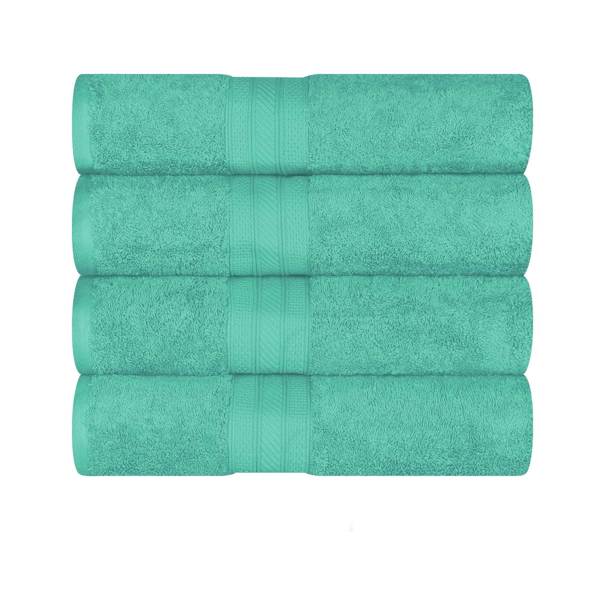 Cotton Heavyweight Luxury 4 Piece Bath Towel Set - Rivulet