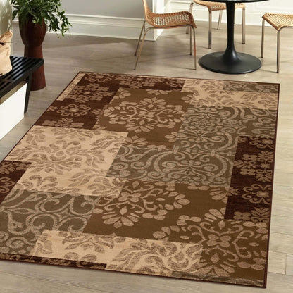  Rockhill Floral Medallion Power-Loomed Indoor Area Rug or Runner 