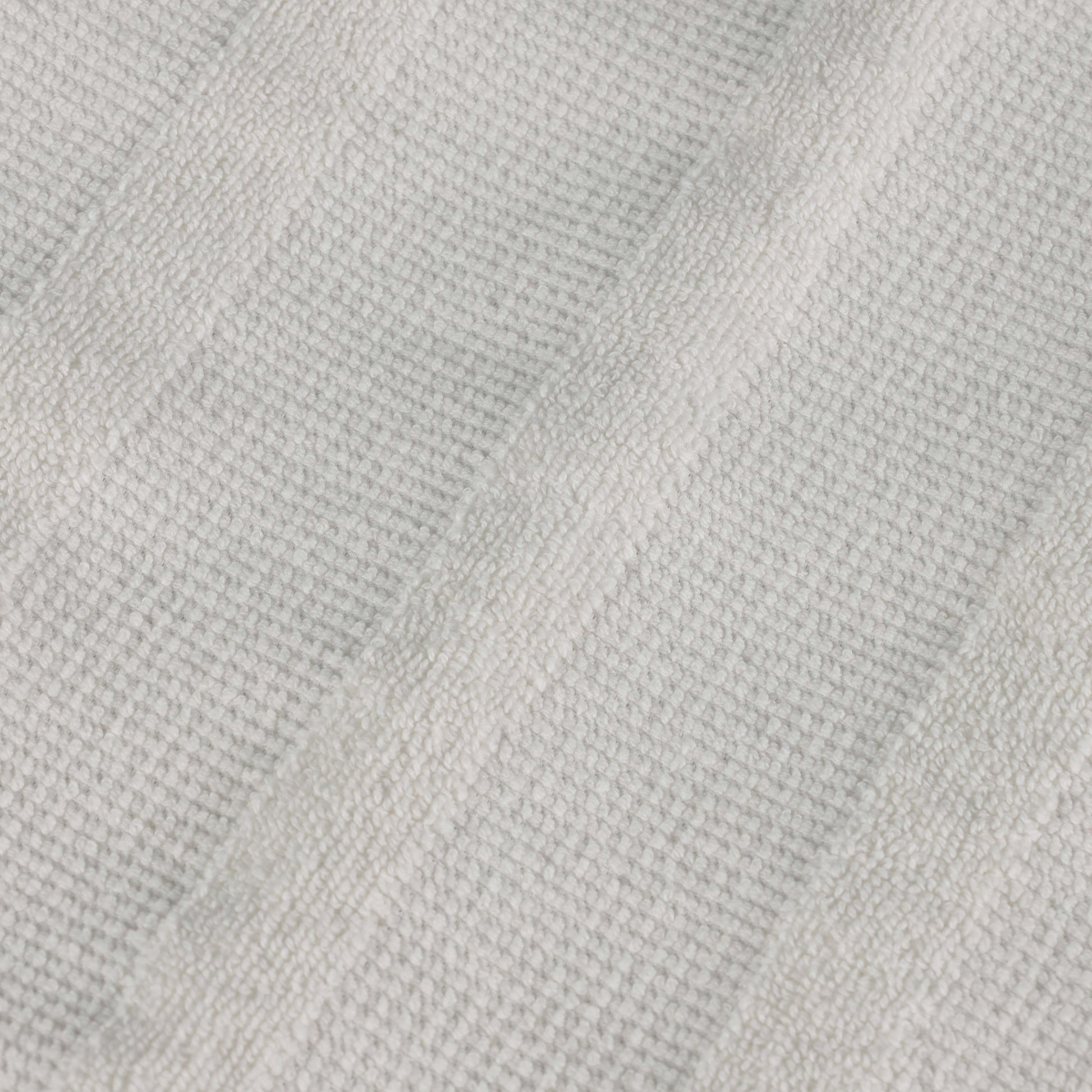 Roma Cotton Ribbed Textured Soft Absorbent 12 Piece Assorted Towel Set - Ivory