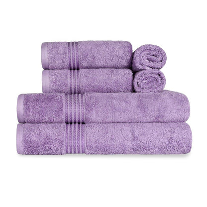 Egyptian Cotton Highly Absorbent Solid Ultra Soft Towel Set Collection