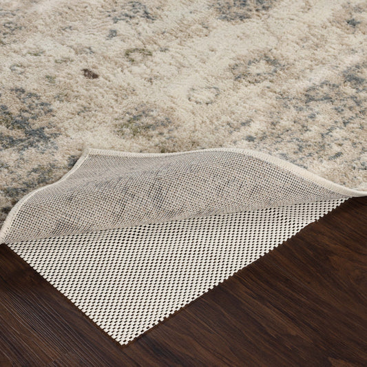 Rio Reversible Non-Slip Ultra-Grip Foam Mesh Indoor Area Rug Pad - Neutral