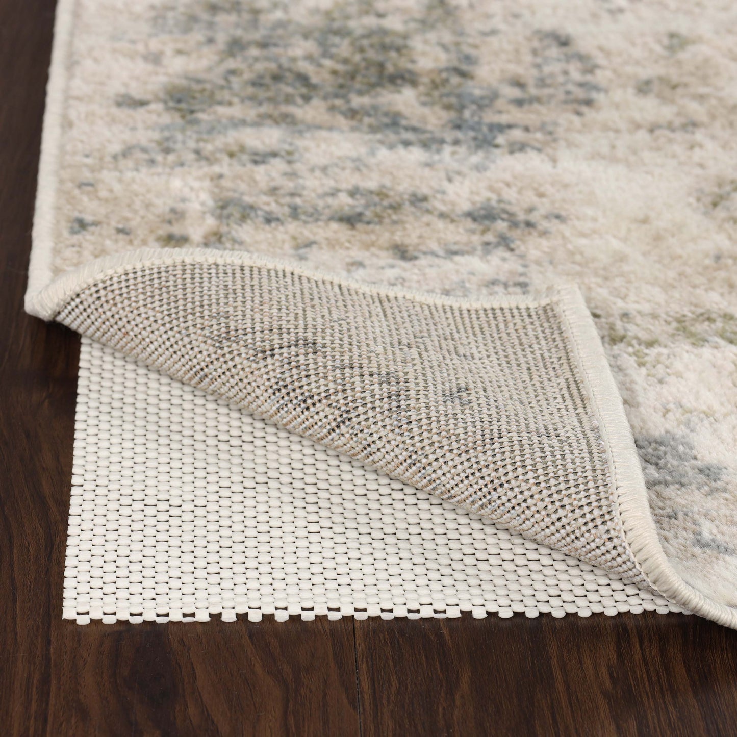 Rio Reversible Non-Slip Ultra-Grip Foam Mesh Indoor Area Rug Pad - Neutral