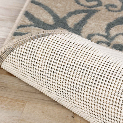 Rio Reversible Non-Slip Ultra-Grip Foam Mesh Indoor Area Rug Pad - Neutral