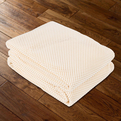 Rio Reversible Non-Slip Ultra-Grip Foam Mesh Indoor Area Rug Pad - Neutral