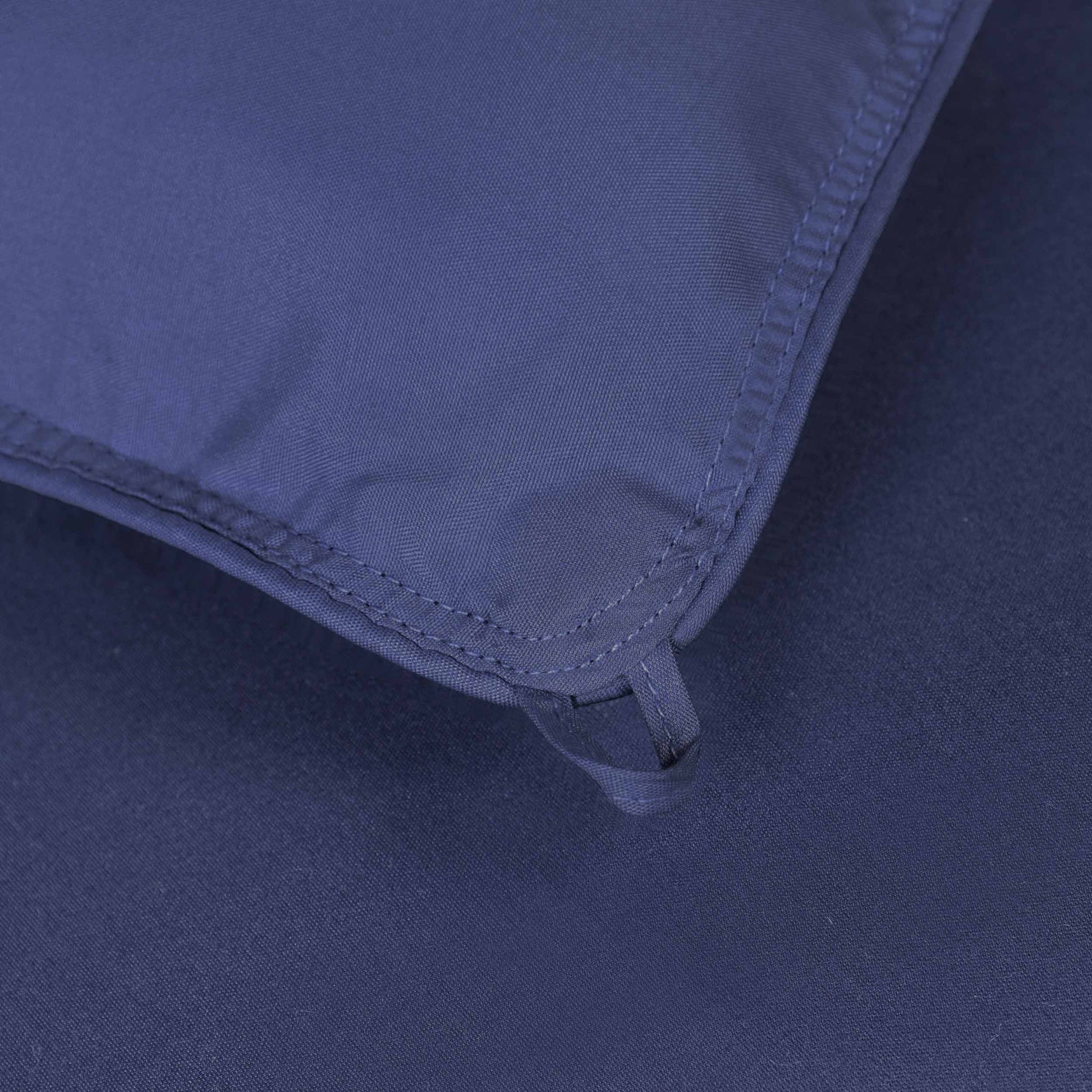 Brushed Microfiber Reversible Down Alternative Comforter - Navy Blue