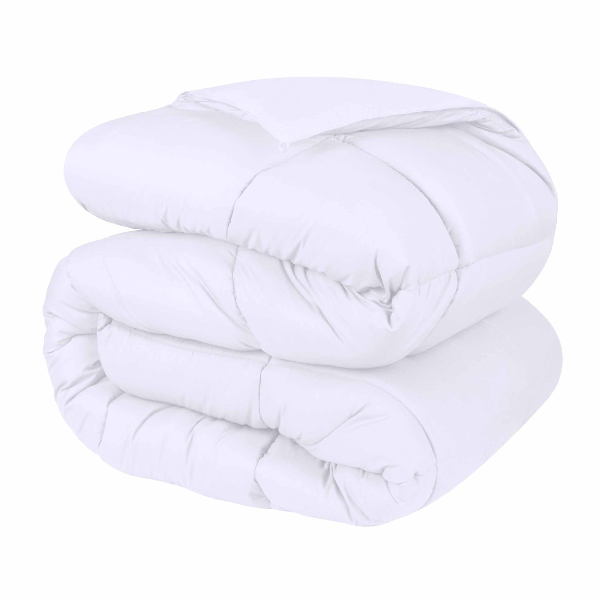 Brushed Microfiber Reversible Down Alternative Comforter - White