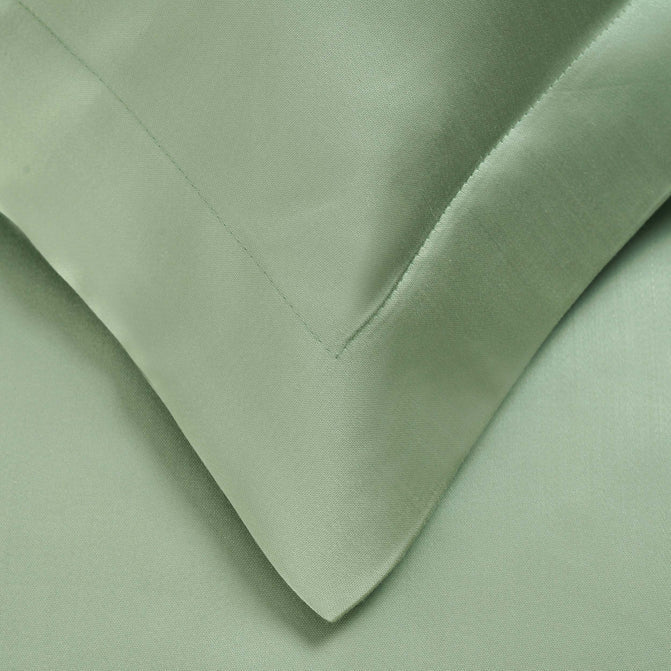 1000 Thread Count Lyocell Blend Solid Duvet Cover Set - Sage