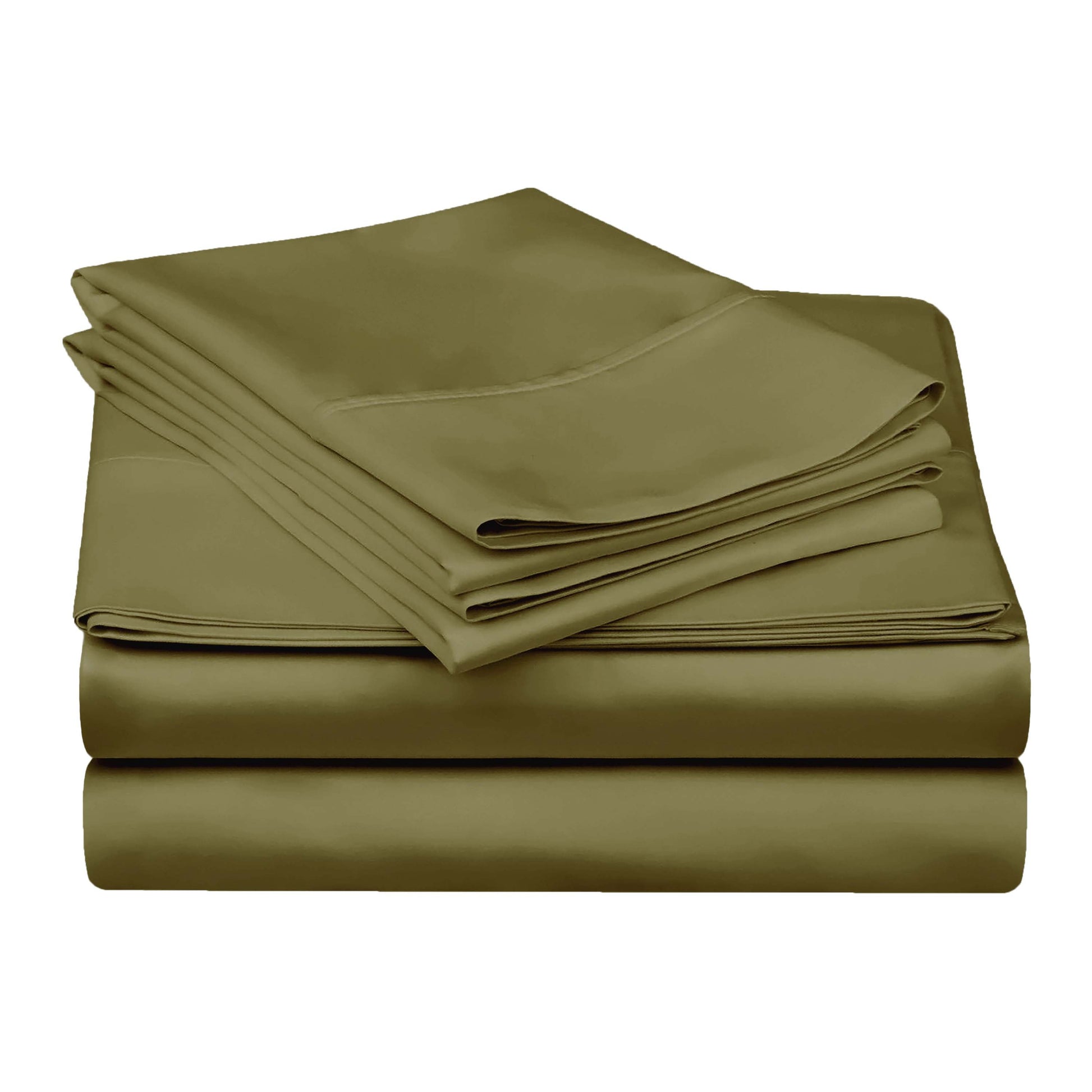 Egyptian Cotton 300 Thread Count Solid Deep Pocket Sheet Set - Sage
