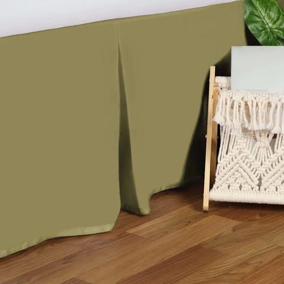 Egyptian Cotton 300 Thread Count Solid Bed Skirt - Sage