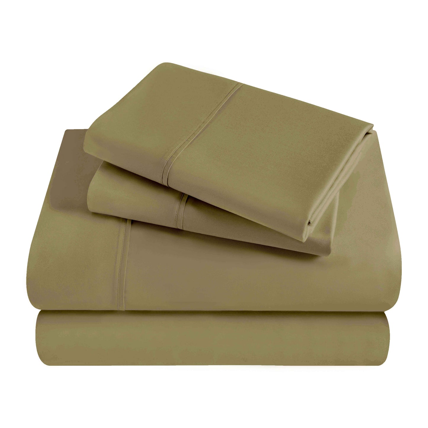 Egyptian Cotton 300 Thread Count Solid Deep Pocket Sheet Set - Sage