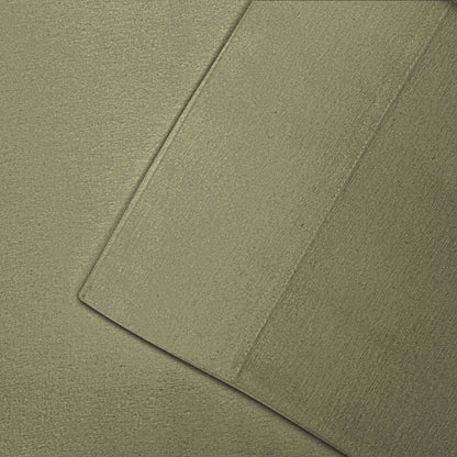 Cotton Flannel 2 Piece Pillowcase Set - Sage