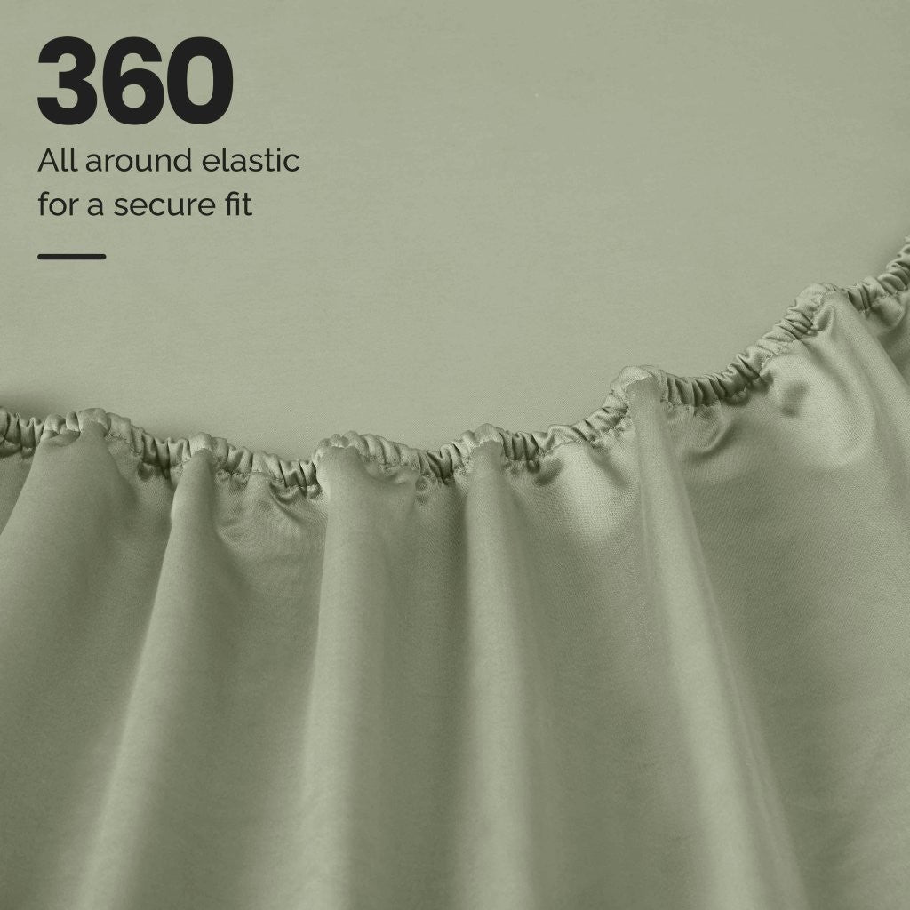 Egyptian Cotton 1200 Thread Count Eco-Friendly Solid Sheet Set