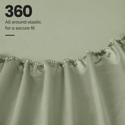 Egyptian Cotton 1200 Thread Count Eco-Friendly Solid Sheet Set