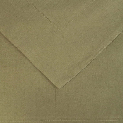 Cotton Percale Modern Traditional Duvet Cover Set - Sage