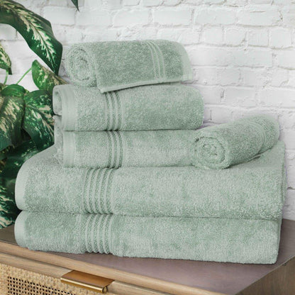 Egyptian Cotton Highly Absorbent Solid Ultra Soft Towel Set Collection