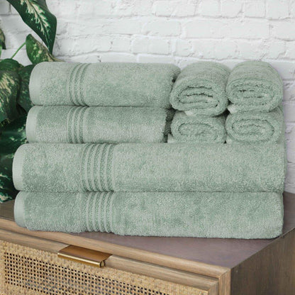 Egyptian Cotton Highly Absorbent Solid Ultra Soft Towel Set Collection