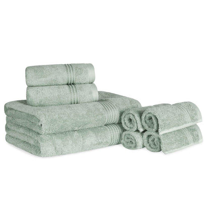 Egyptian Cotton Highly Absorbent Solid Ultra Soft Towel Set Collection