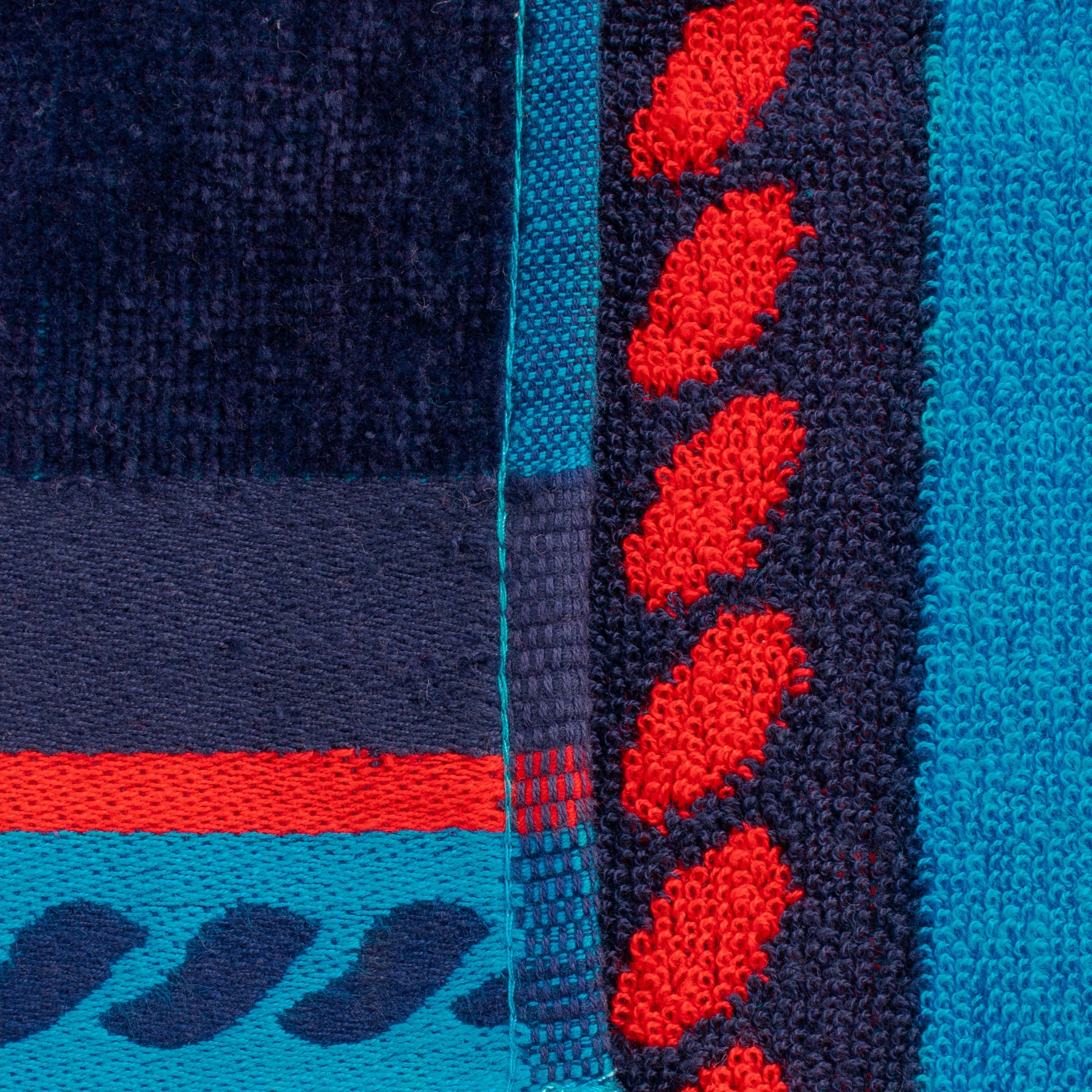 Superior Sailing Cotton Oversized Beach Towel Set - Blue