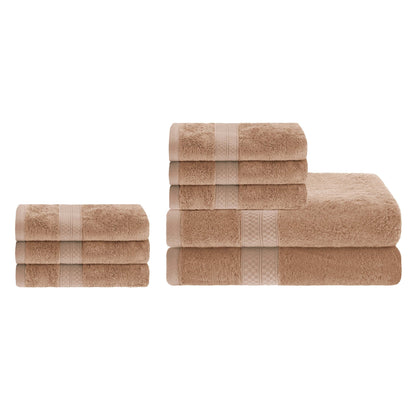 Ultra-Soft Rayon from Bamboo Cotton Blend Bath and Hand Towel Set