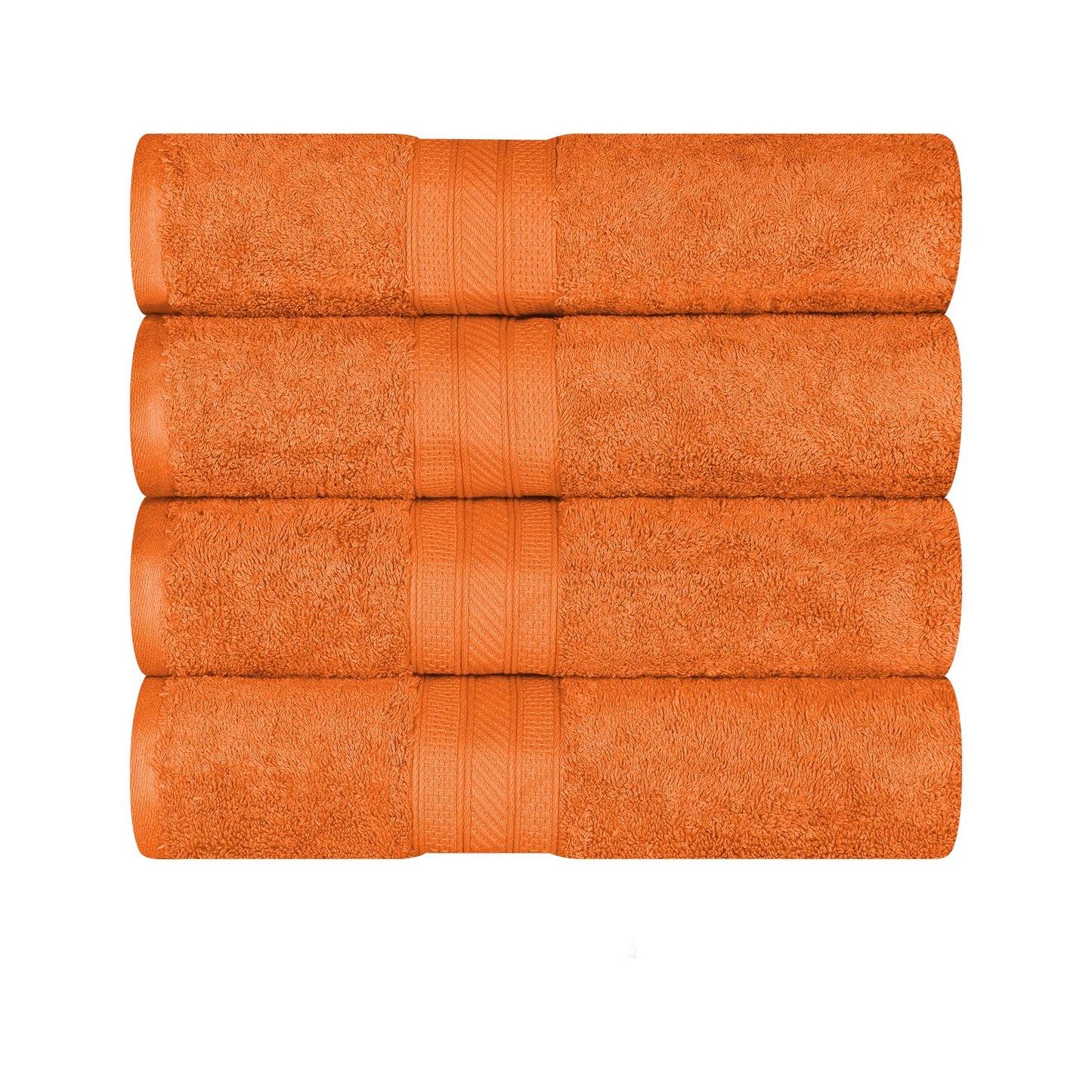 Cotton Heavyweight Luxury 4 Piece Bath Towel Set - Sandstone