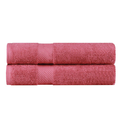 Kendell Egyptian Cotton Solid Medium Weight Bath Towel Set of 2