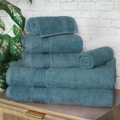 Egyptian Cotton Highly Absorbent Solid Ultra Soft Towel Set Collection