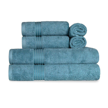 Egyptian Cotton Highly Absorbent Solid Ultra Soft Towel Set Collection