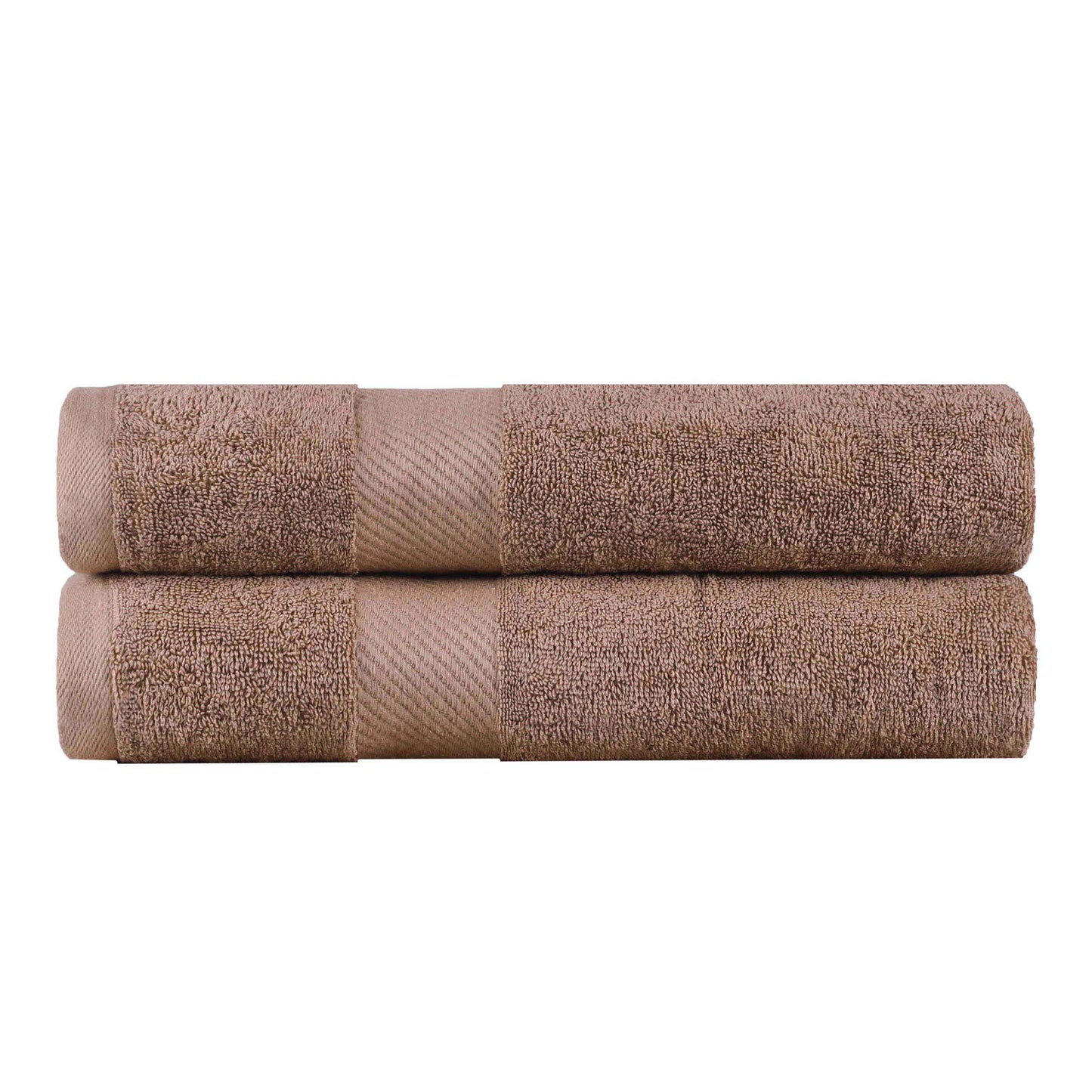 Kendell Egyptian Cotton Solid Medium Weight Bath Towel Set of 2