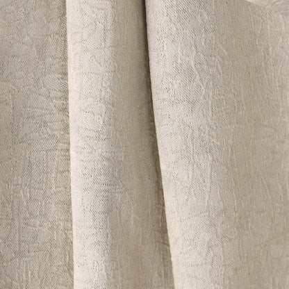 Blackout Senna Solid Textured Grommet Curtain Panels - Beige