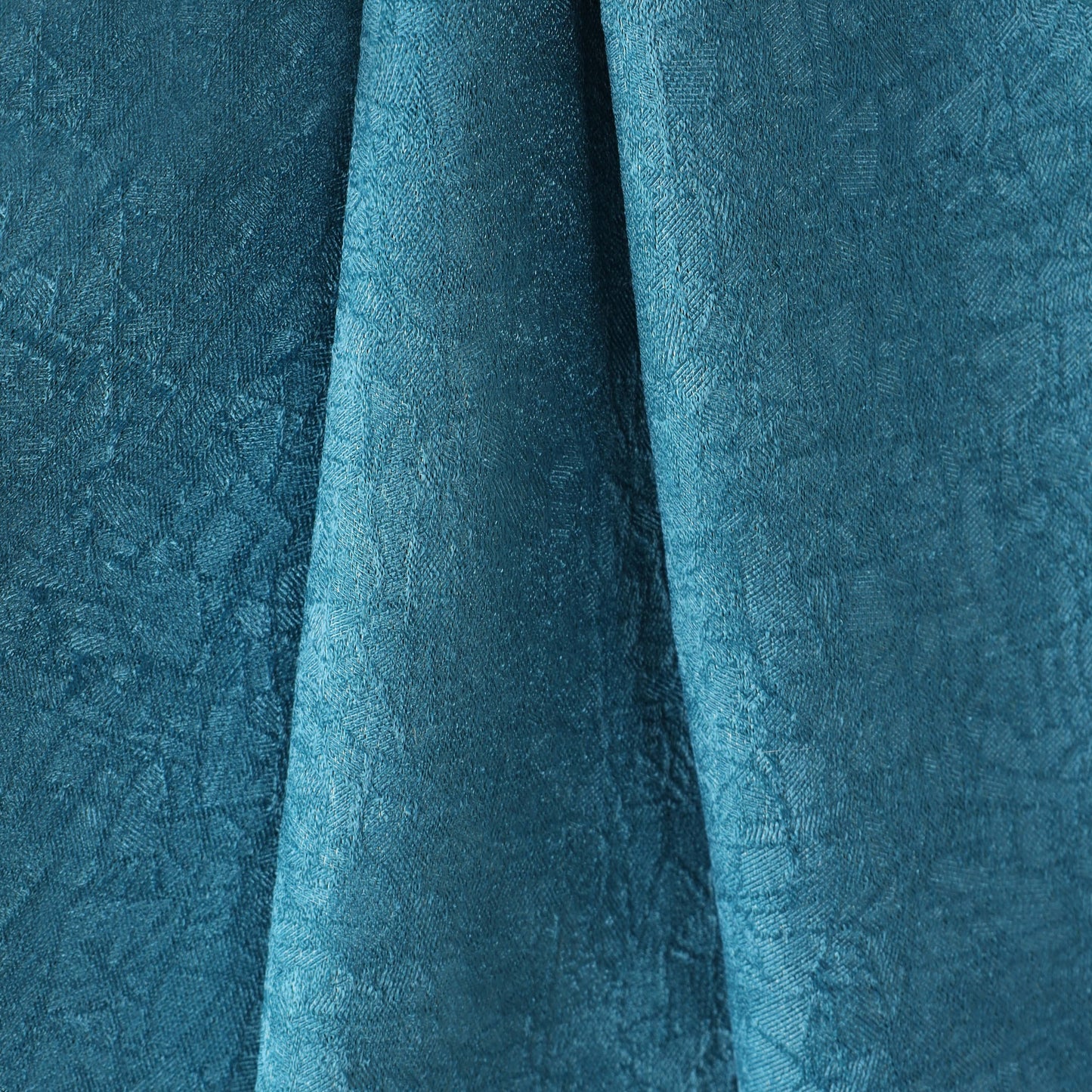 Blackout Senna Solid Textured Grommet Curtain Panels - Deep Sea