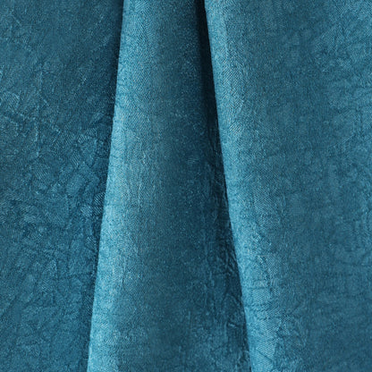 Blackout Senna Solid Textured Grommet Curtain Panels - Deep Sea