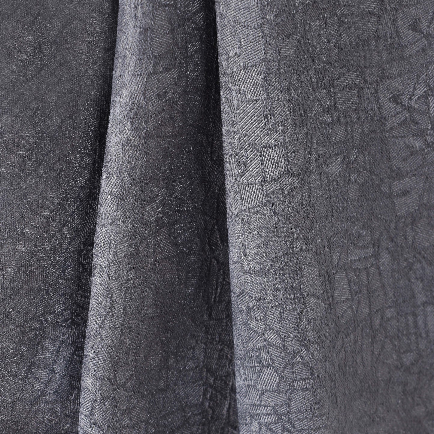 Blackout Senna Solid Textured Grommet Curtain Panels - Midnight Blue