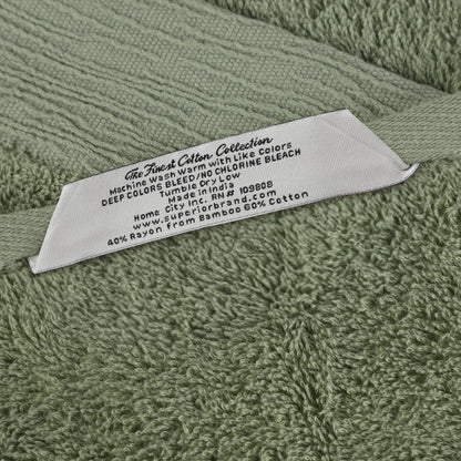 Rayon from Bamboo Eco-Friendly Fluffy Soft Solid -Green