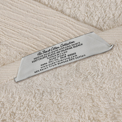 Rayon from Bamboo Eco-Friendly Fluffy Soft Solid - Ivory