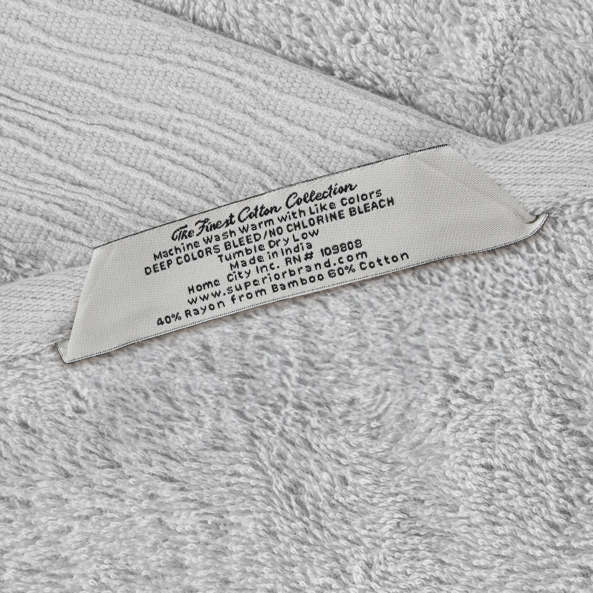 Rayon from Bamboo Eco-Friendly Fluffy Soft Solid - Platinum