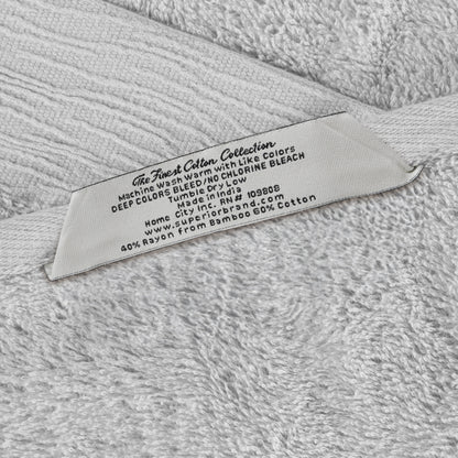 Rayon from Bamboo Eco-Friendly Fluffy Soft Solid - Platinum