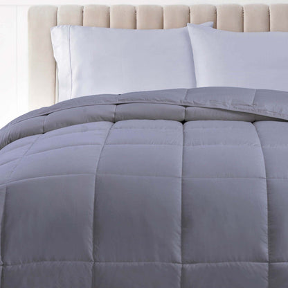 Classic All-Season Reversible Down Alternative Comforter - Silver