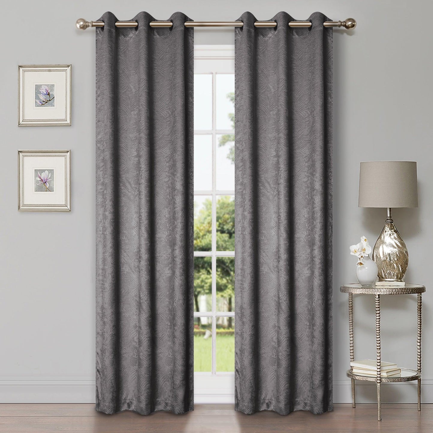 Waverly Thermal Blackout Grommet 2 Piece Curtain Panel Set 42"