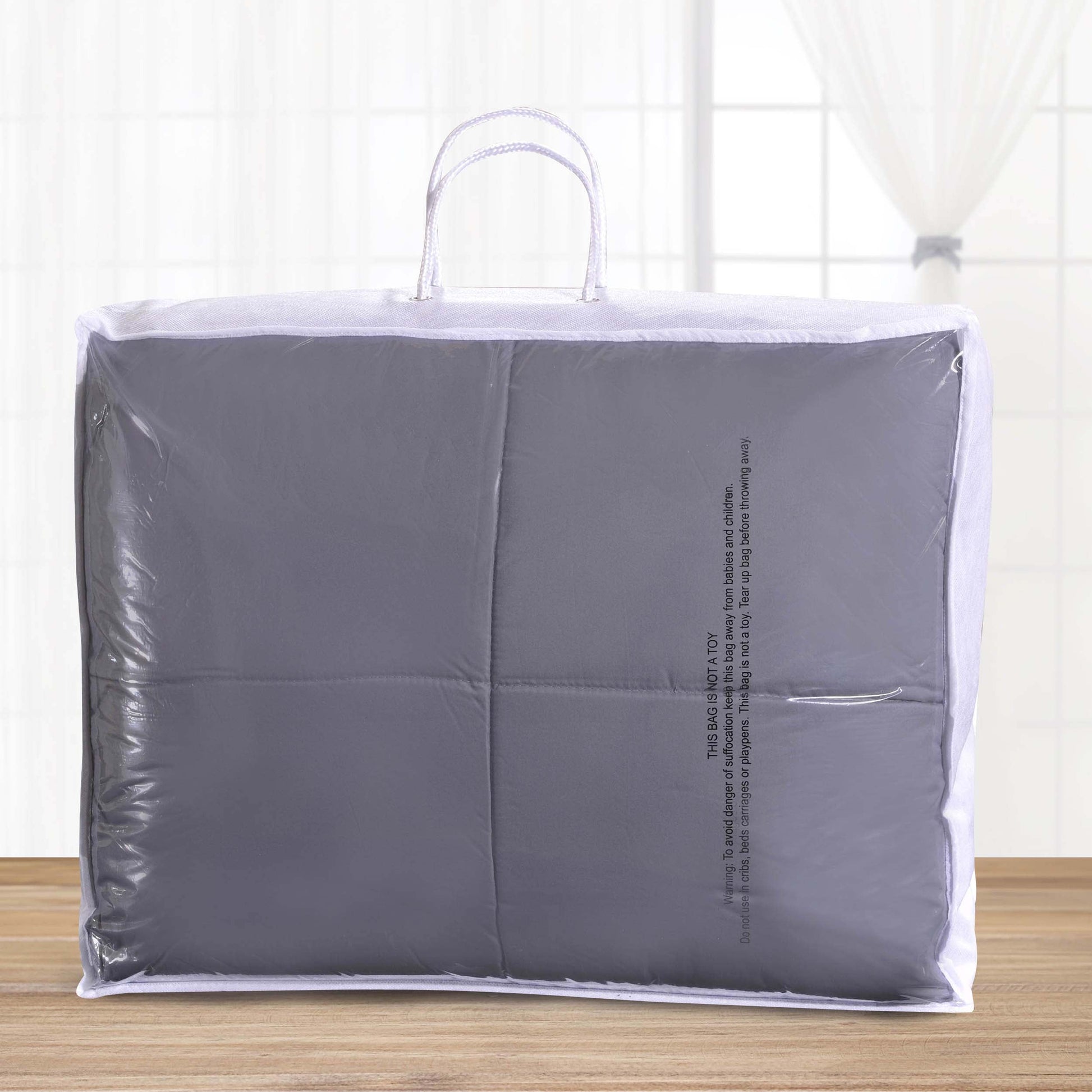 Classic All-Season Reversible Down Alternative Comforter - Silver