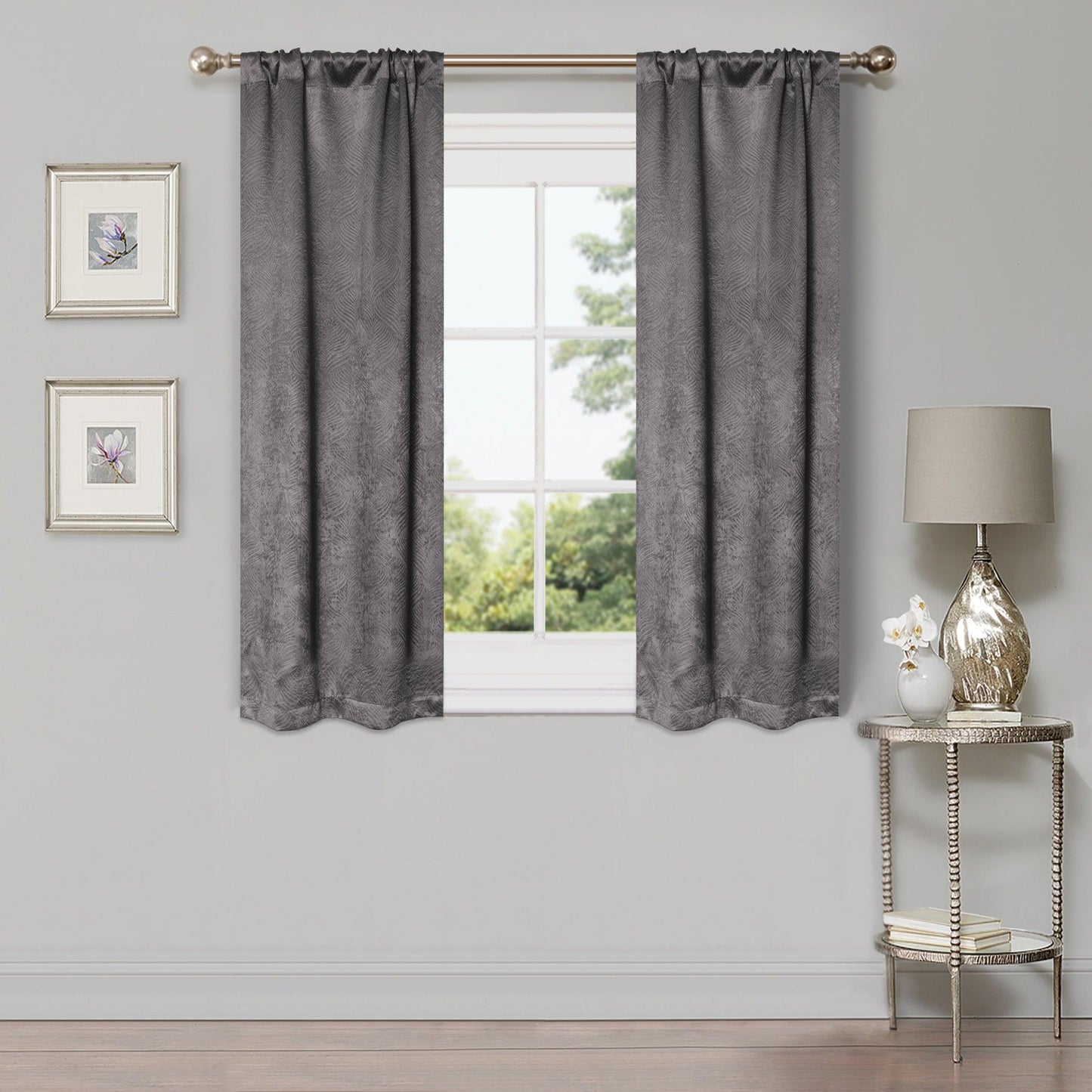 Waverly Thermal Blackout Grommet Curtain Panel Set 26"