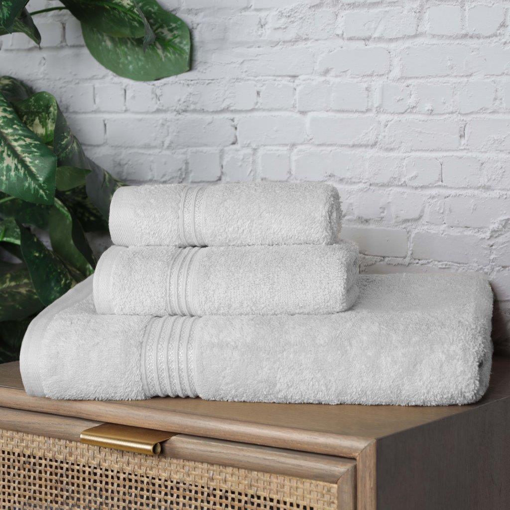 Egyptian Cotton Highly Absorbent Solid Ultra Soft Towel Set Collection