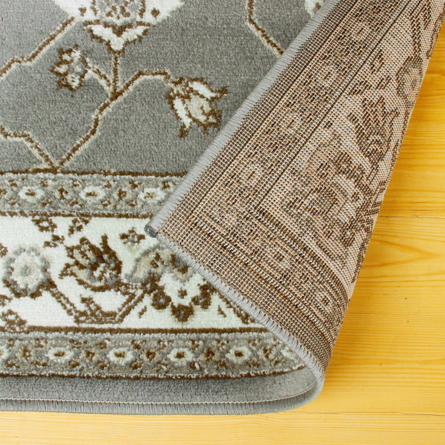 Kingfield Traditional Style Area Rug Or Door Mat or Runner Rug - Slate