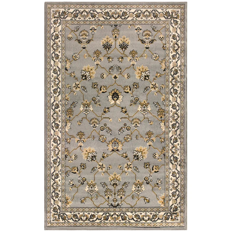 Kingfield Traditional Style Area Rug Or Door Mat or Runner Rug - Slate