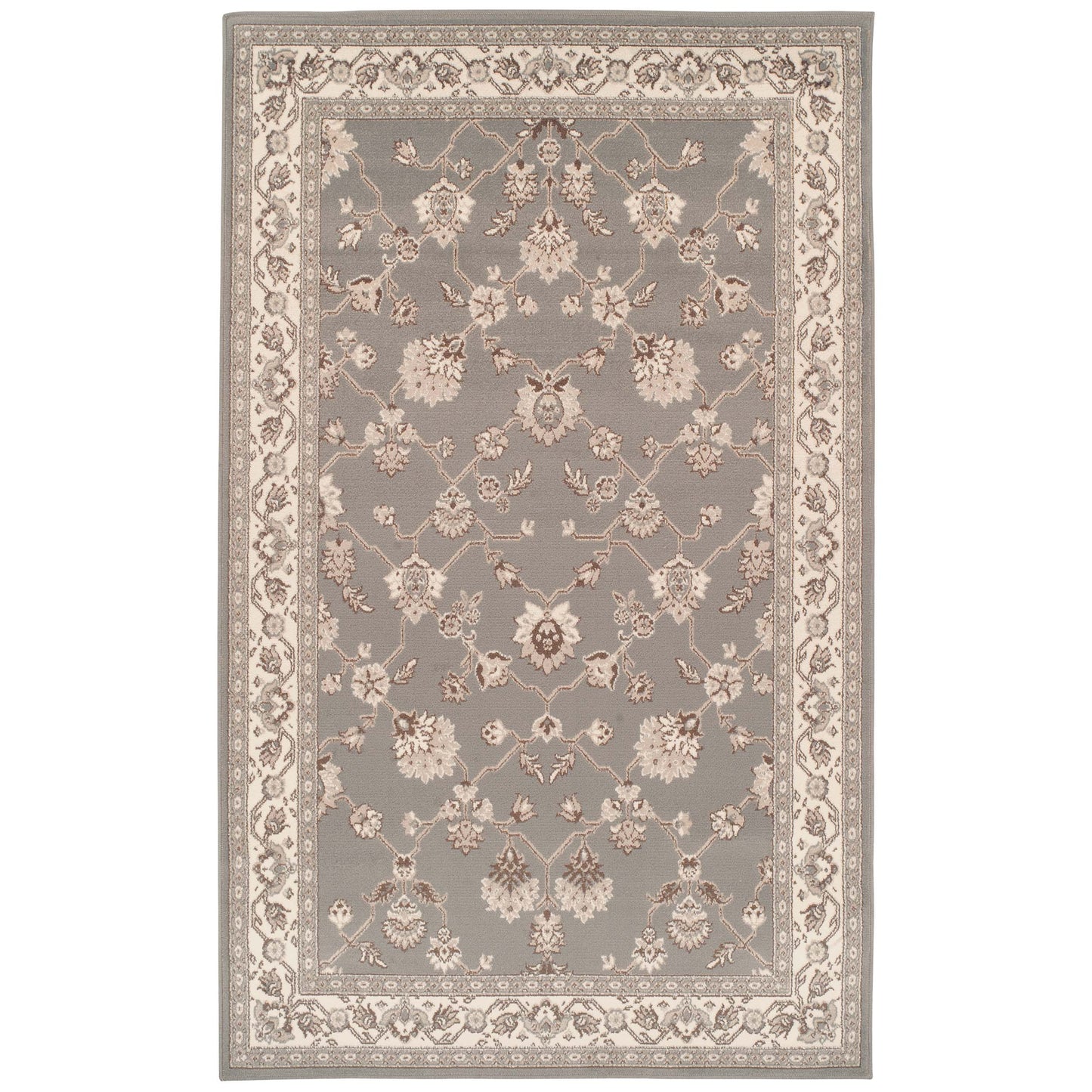 Kingfield Traditional Style Area Rug Or Door Mat or Runner Rug - Slate