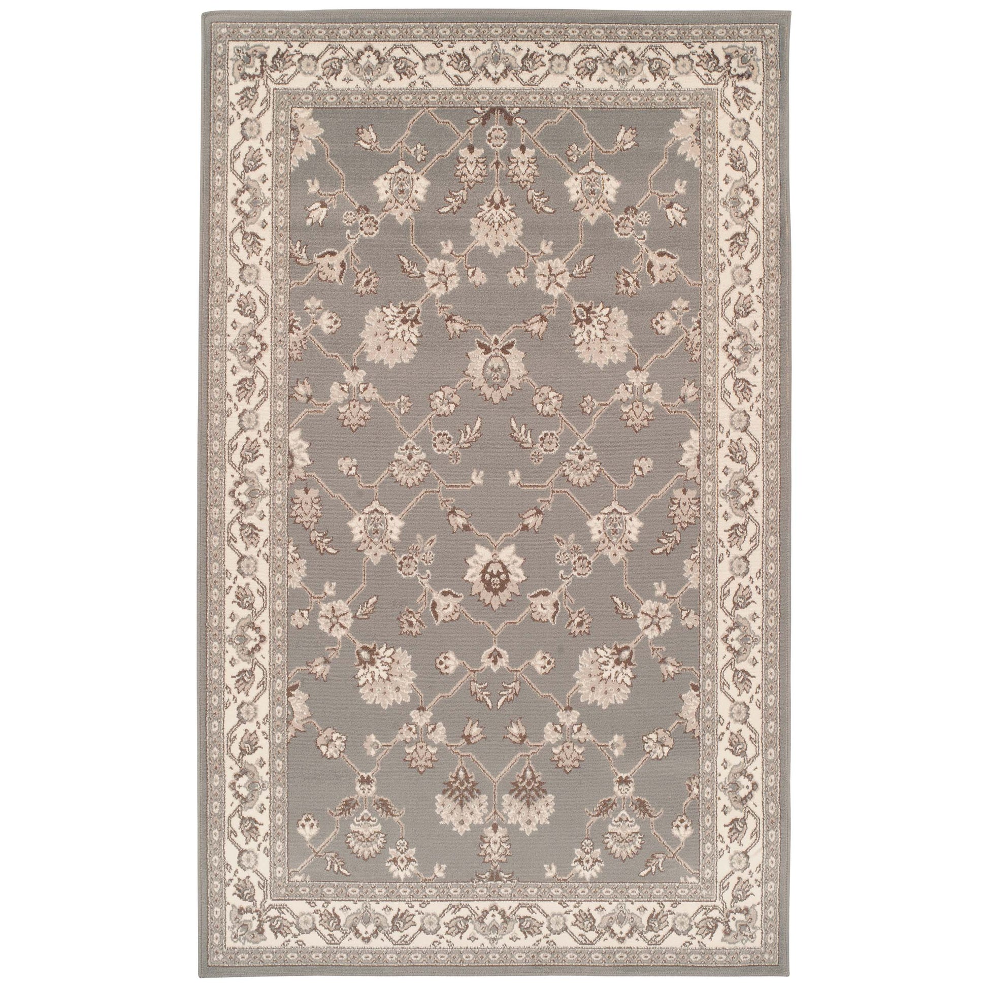 Kingfield Traditional Style Area Rug Or Door Mat or Runner Rug - Slate