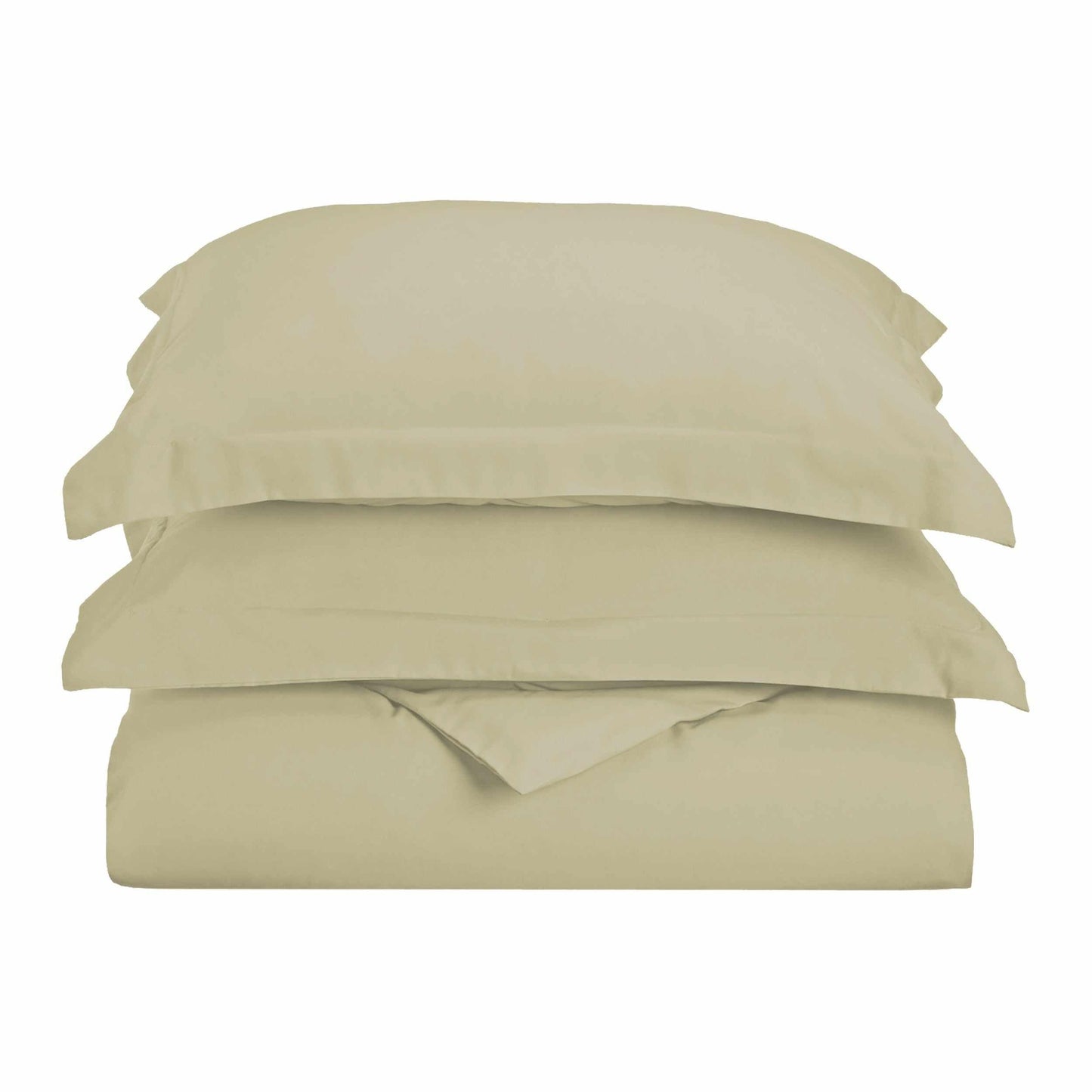  Superior Solid Microfiber Wrinkle Resistant Duvet Cover Set -  Sage