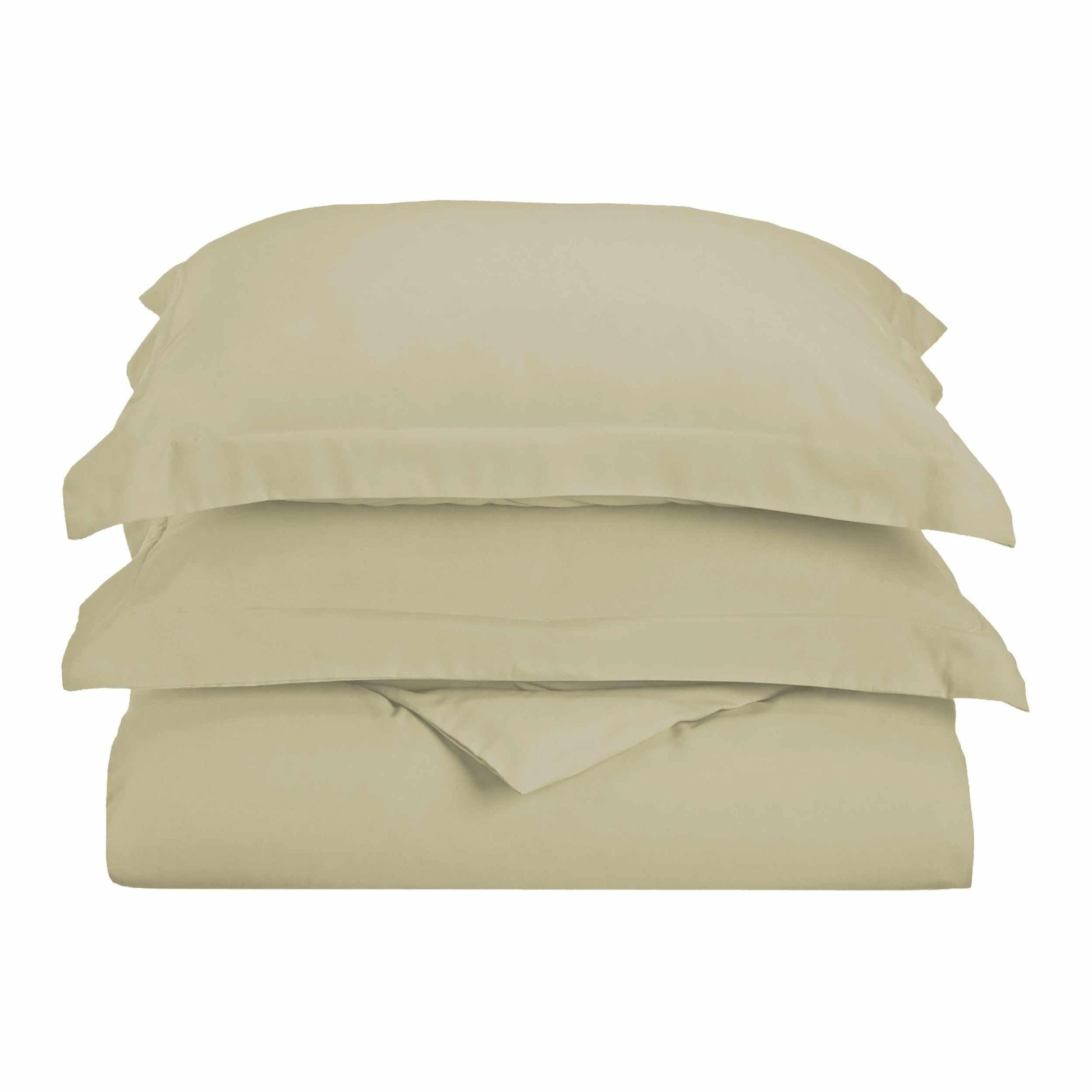  Superior Solid Microfiber Wrinkle Resistant Duvet Cover Set -  Sage